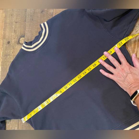 Madewell Sweatshirt, Size Medium, Black/Tan - Picture 8 of 11